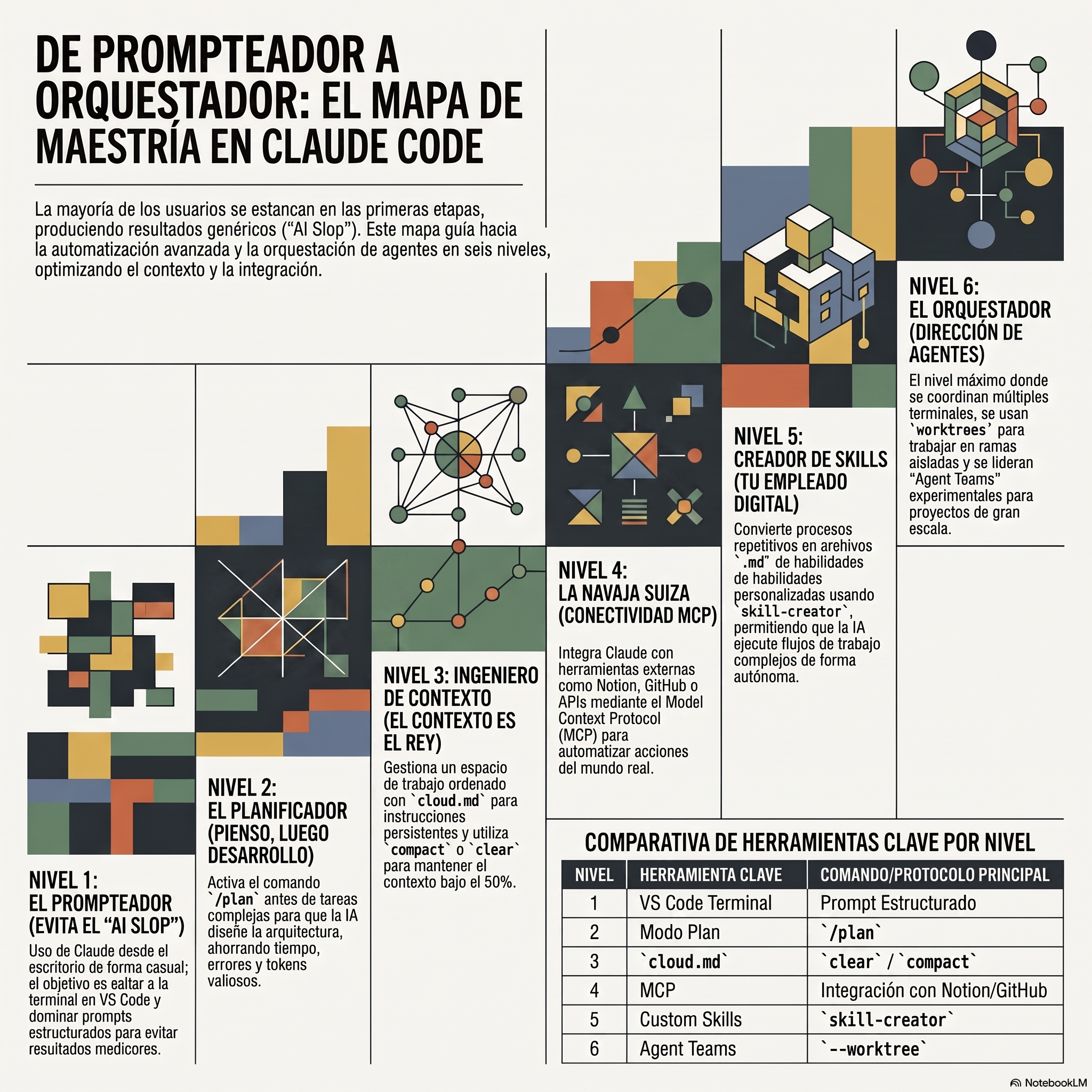Mapa de Maestría en Programación IA